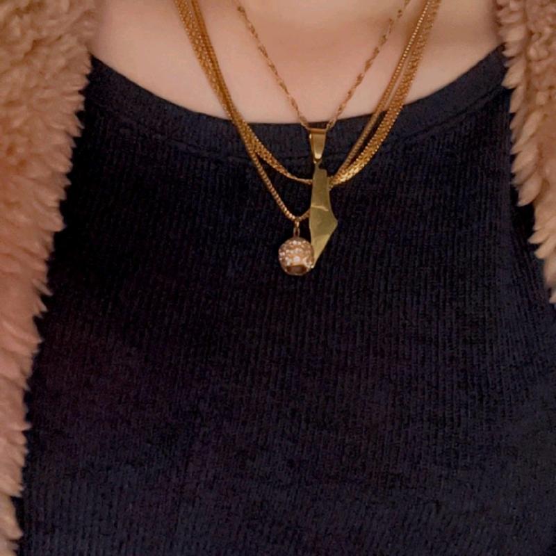 Palestine Map necklace 1