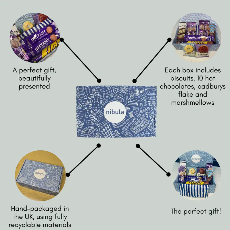 Nibula Luxury Hot Chocolate and Marshmallow Gift Hamper 3