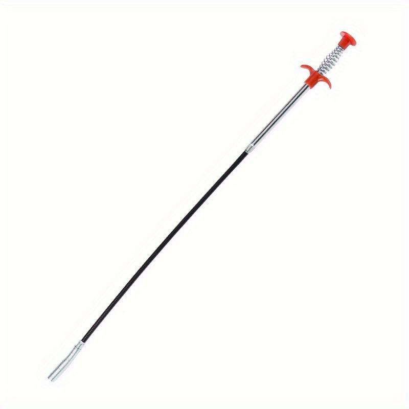 1pc 56.49cm Drain Clog Remover Tool, Drain Cleaner Hair Clog Remover, Shower Drain Clog Remover Tool, Sink Snake, Drain Hair Remover For Shower, Kitchen Sink Bath Tub Bathroom, Bathroom Accessories 2