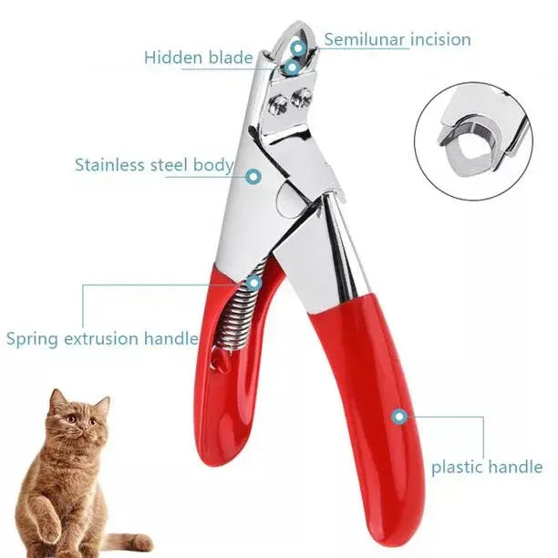 Pet Nail Clippers Cutter for Dogs Cats Birds Pig Animal Claws Scissor Cut Shears