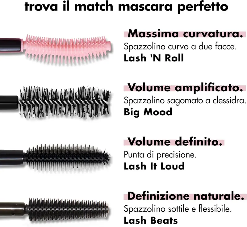 Lash 'N Roll Curling Mascara for Visibly Lifted Lashes - Long-Lasting Formula, Vegan & Cruelty-Free - Black - Eyelashes, Makeup Gel Cosmetic 1