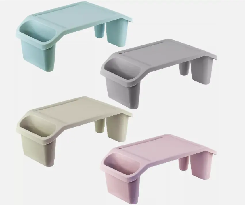 Laptop Bed Tray Sofa Table Serving Portable Breakfast Storage Desk to Eat & Work