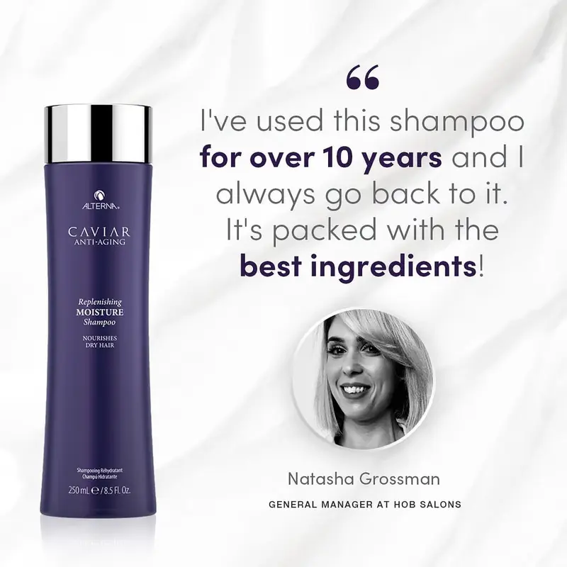 Alterna Caviar Anti-Ageing Shampoo - Replenishing Moisture Shampoo for Dry Hair - 250ml 2