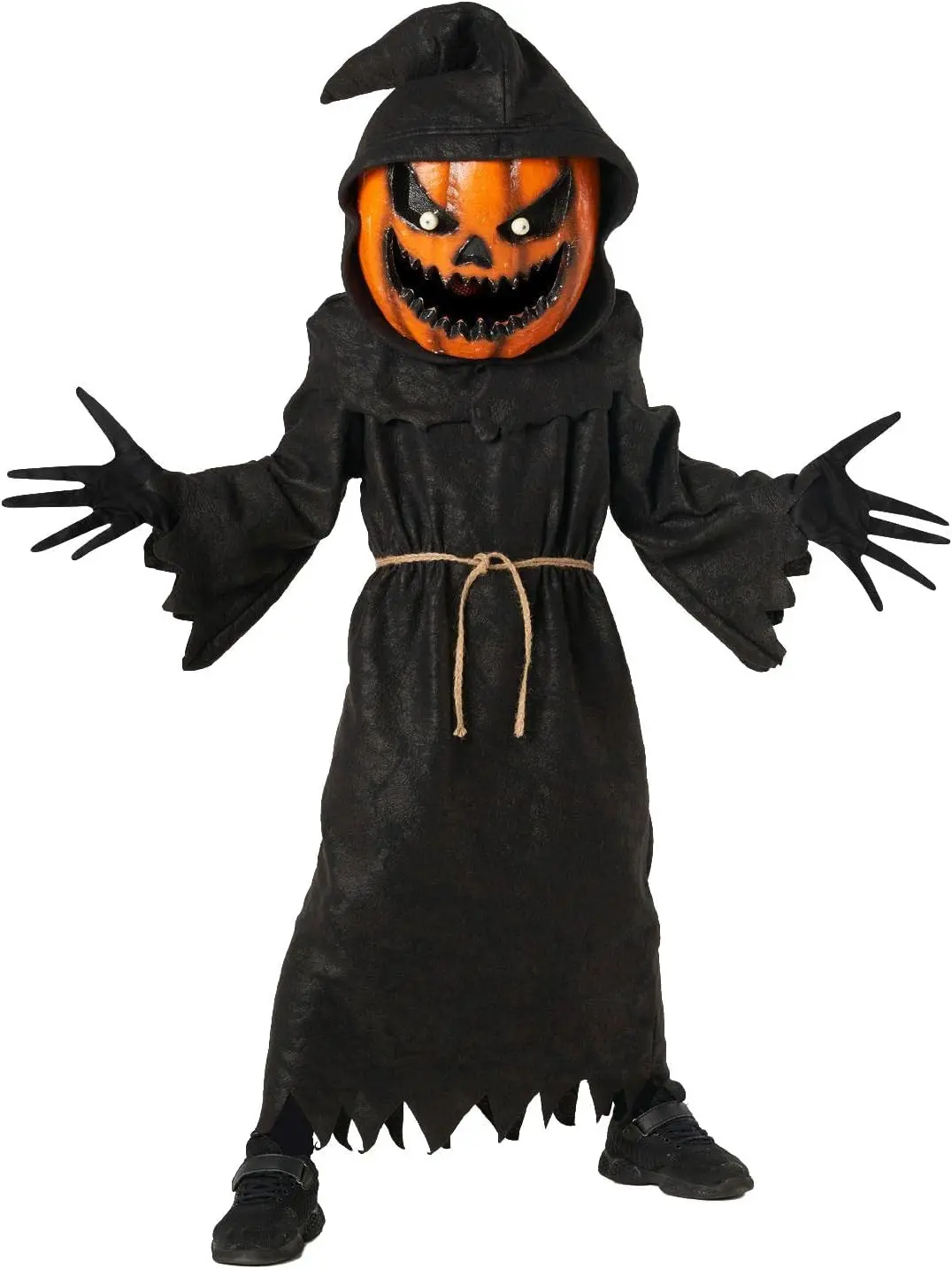 Morph - Evil Pumpkin Costume Boys Scary Halloween Costumes For Boys - Scary Pumpkin Costume Kids - Grim Reaper Costume Kids