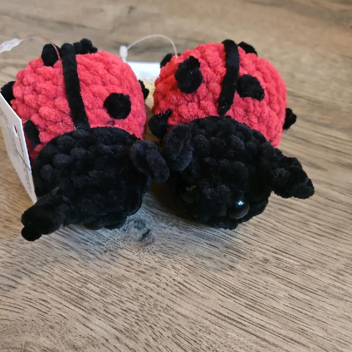 Crochet animal - Ladybug Stuffed Toy - Soft and Cuddly decoration bpa free