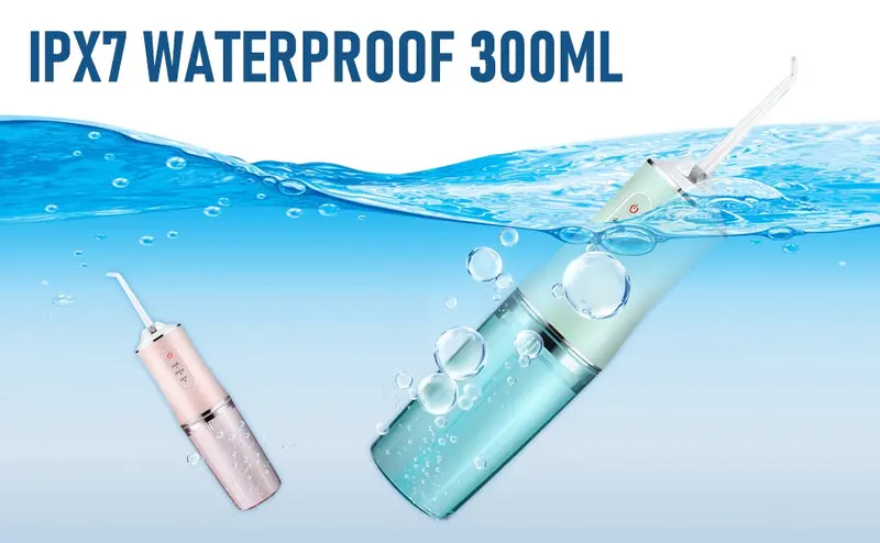 Product Introduction of Electric Water Flosser Cordless for Teeth 3 Modes 4 Jet Tips Cleaning and Flossing Water Dental Portable Floss Irrigator Oral Water Flossed Rechargeable Tonsil Stone Travel Adults 1