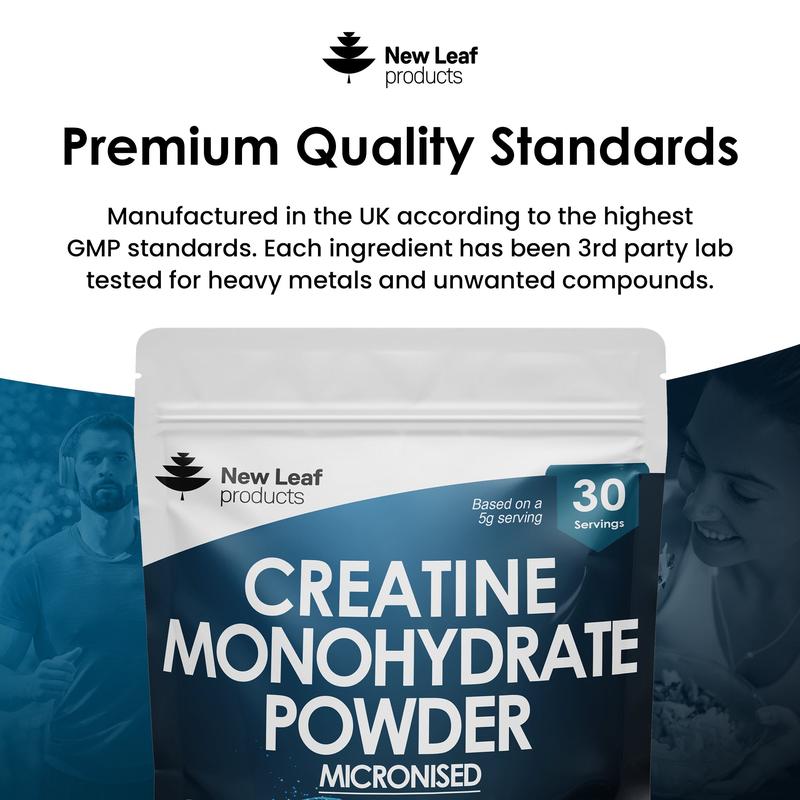 Creatine Monohydrate Powder 150g of Micronized Creatine for easy mixing - pre/post workout gym supplements 4