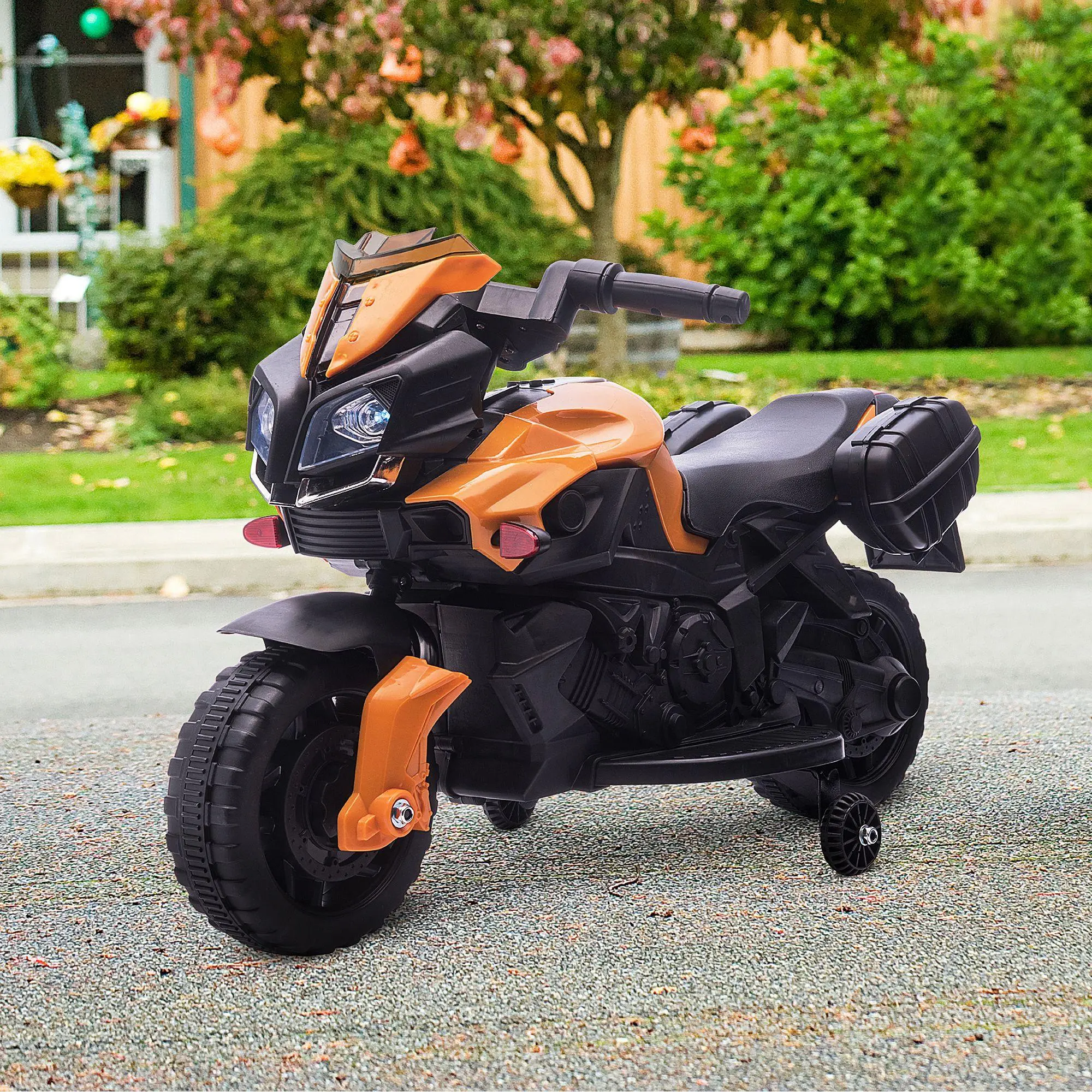 HOMCOM Kids Electric Motorbike 6V Ride on Motorcycle Vehicle w/ Lights Horn Sounds for 1.5-4 Years Old