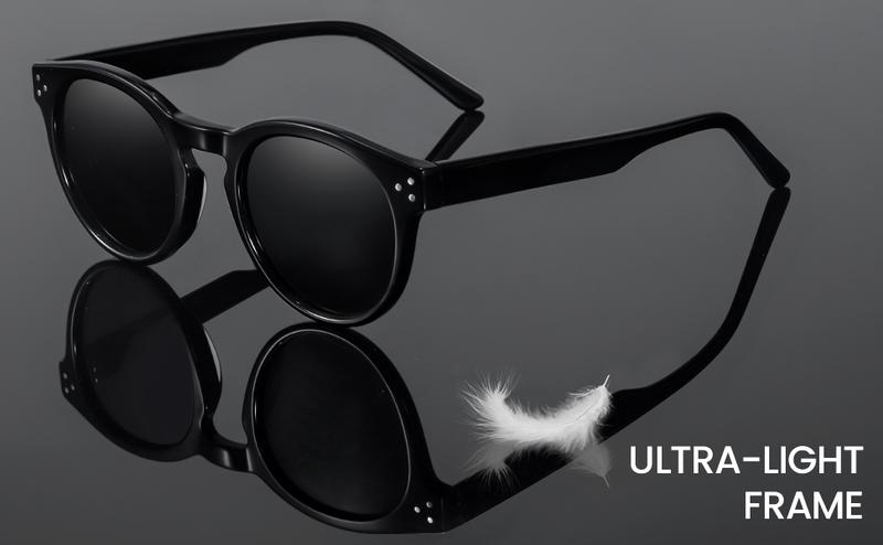 Product Introduction of DeepQ Handmade Acetate Polarized Sunglasses for Men & Women - Retro & Trendy UV400 Protection 32