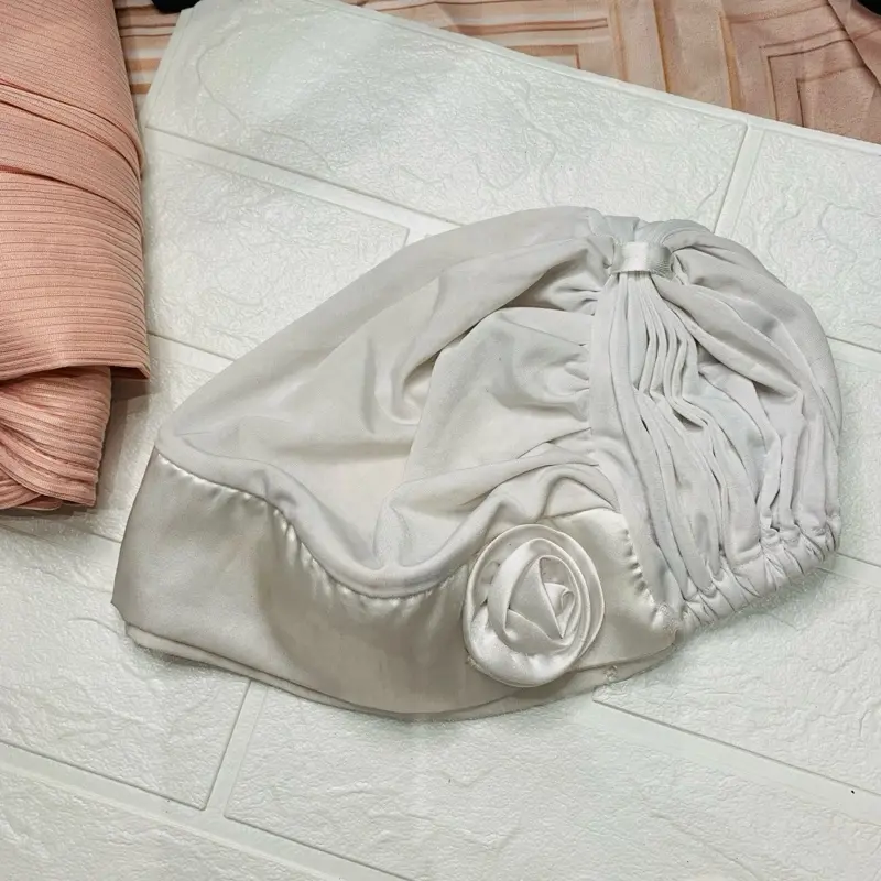 Women's White Turkish Hijab Cap - Perfect for Any Occasion
