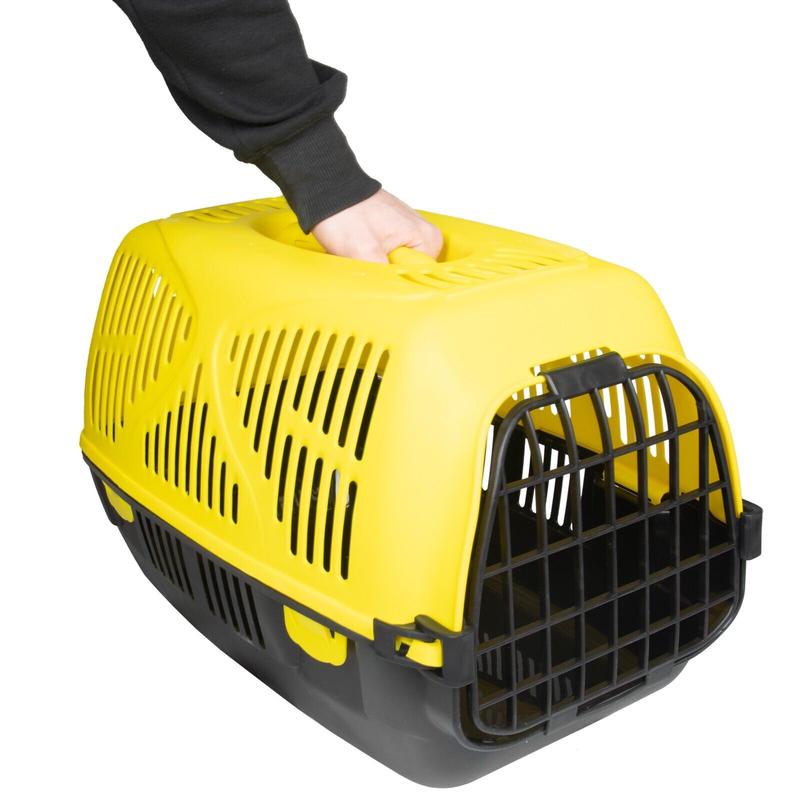 Marko Pet Accessories 19" Large Pet Carrier Portable Box Animal Puppy Kitten Cage Travel Training Crate Cat Dog Lightweight Transporter 3