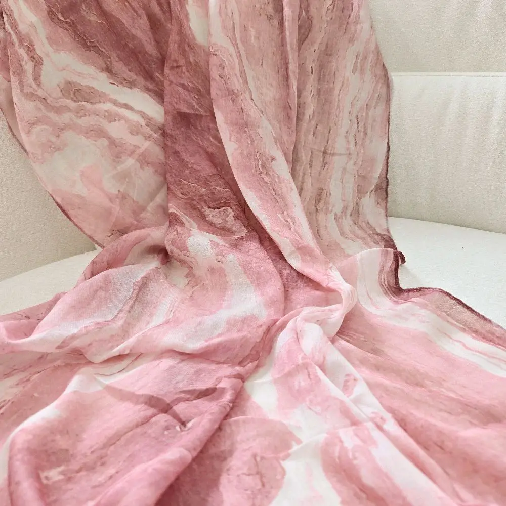 Watercolour Print Scarf Hijabs Soft Comfortable Printed Hijabs
