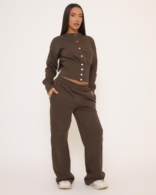 Elasticated Waist Wide Leg Joggers 4