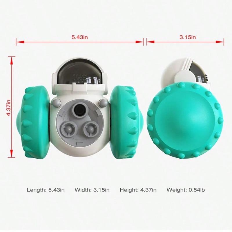 Dog Treat Leaking Toy For Small Big Dogs Tumbler Interactive Toys Puppy Cat Slow Food Feeder Dispenser IQ Training Accessories 4