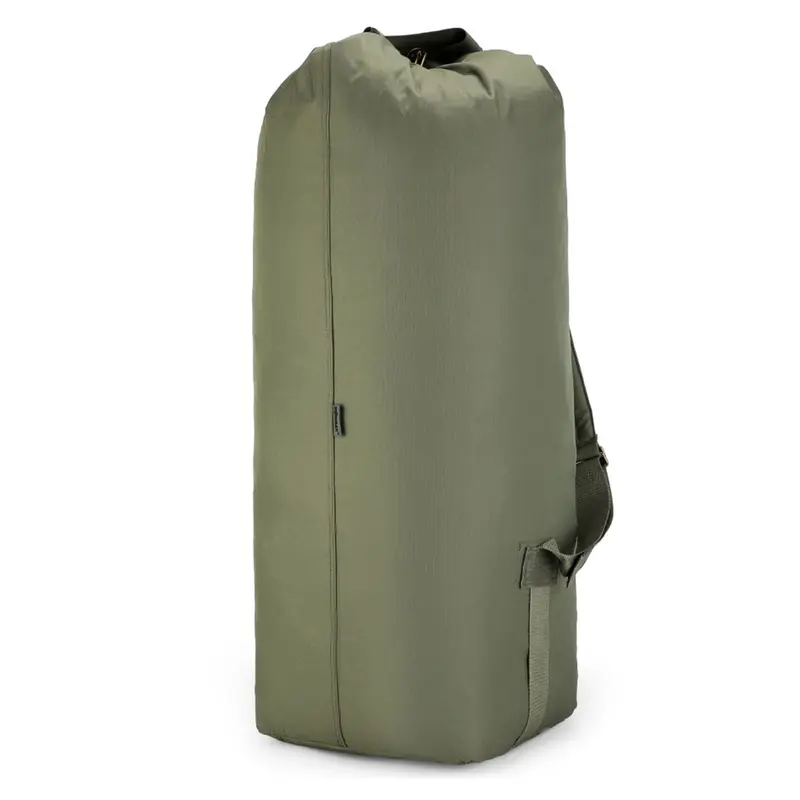 Kombat 115L Duffle Kit Bag: Large 115 Litre Capacity Heavy Duty Army Military Style Luggage Laundry Tactical Tool Holdall Rucksack Backpack Shoulder Straps duffelbag black durable 5