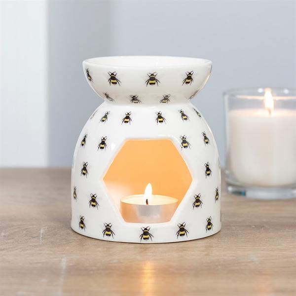 All Over Bee Print Oil Burner 2