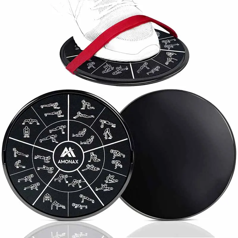 Core Sliders with Workout (Black)