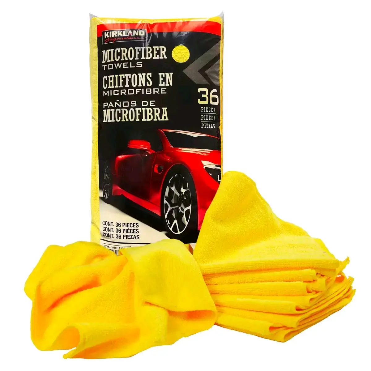 Kirkland Signature Ultra Plush Microfibre Towels - 36 Pack Cleaning and Detailing