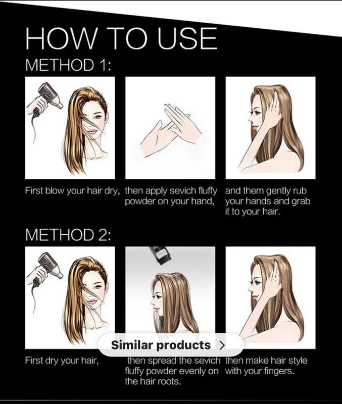 Sevich Hair Styling Powder , Hair Volume & Soft Fluffy Powder , Hair Care Product for Men & Women Color Haircare 8