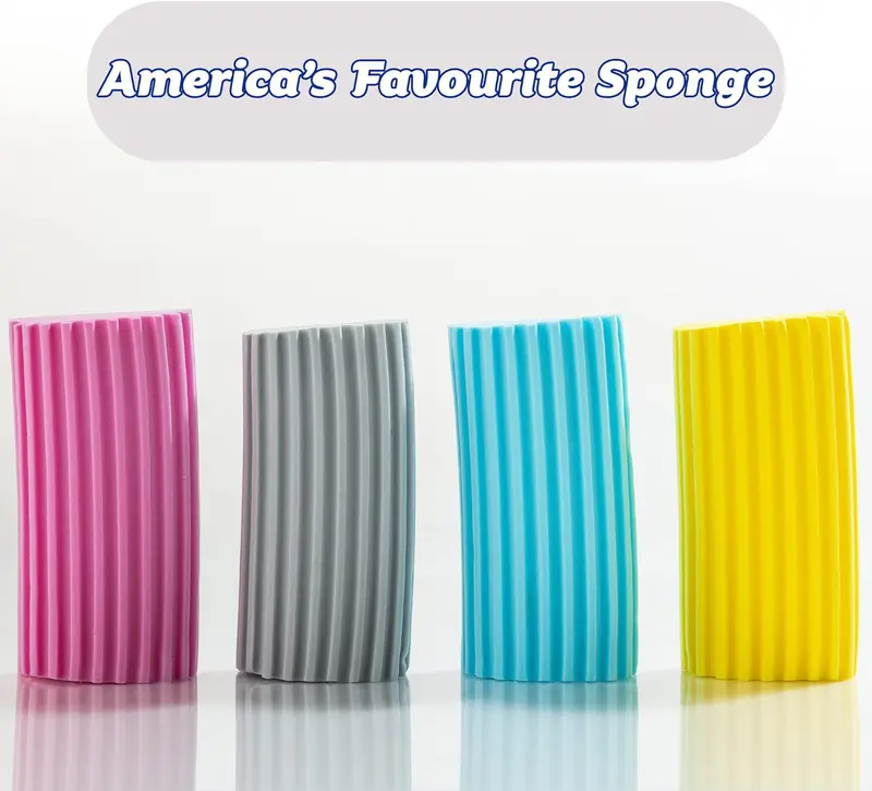 Damp Duster, Magical Dust Cleaning Sponge, Dusters for Cleaning, Venetian & Wooden Blinds Cleaner, Vents, Radiator, Skirting Boards, Mirrors, Dust Brush Tools, Home Gadgets, Light Blue 3