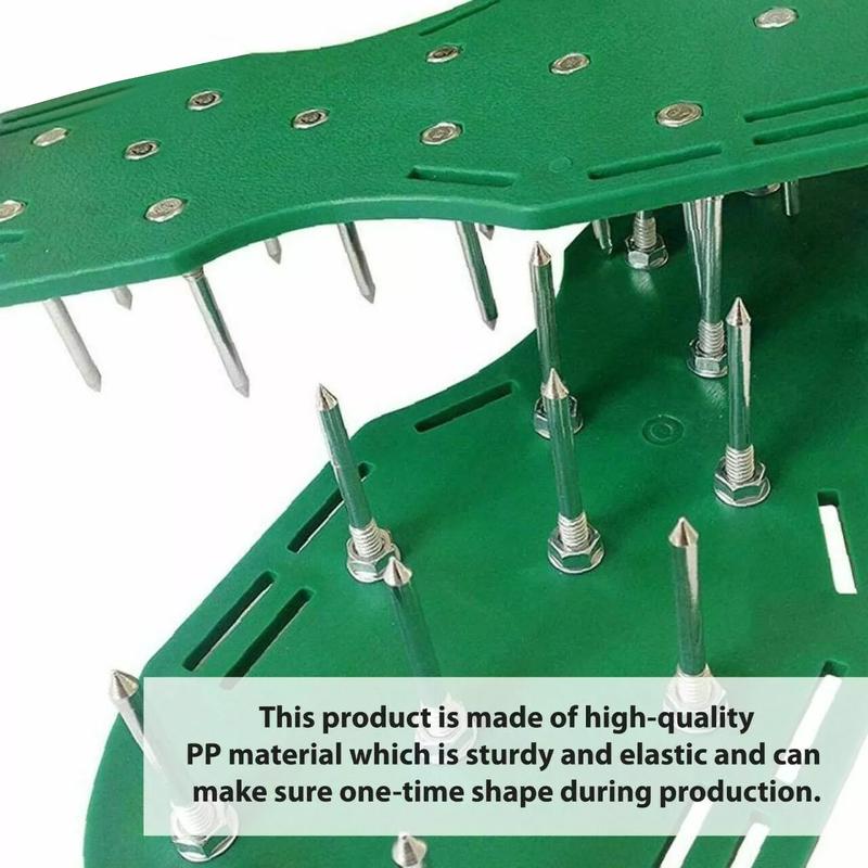 Product Introduction of Garden Lawn Aerator Aerating Spike Adjustable Sandals Shoes 13 x 5cm Spikes 14