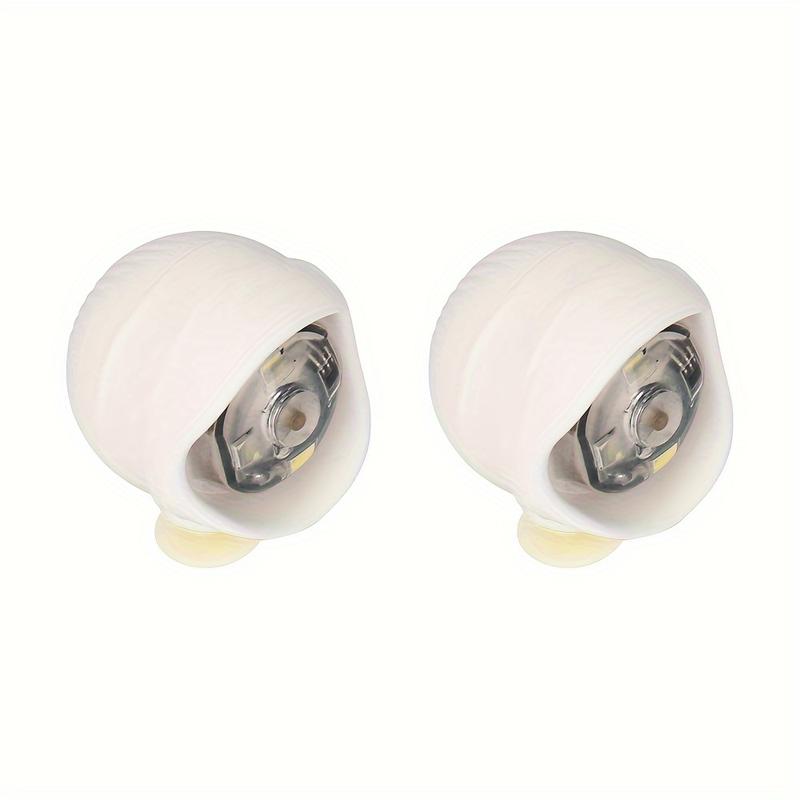 2Pcs Multifunctional LED Shoe Lights: Enhance Night Visibility & Safety, Ideal for Walking, Cycling, Festive Charms - Durable PVC Material 2