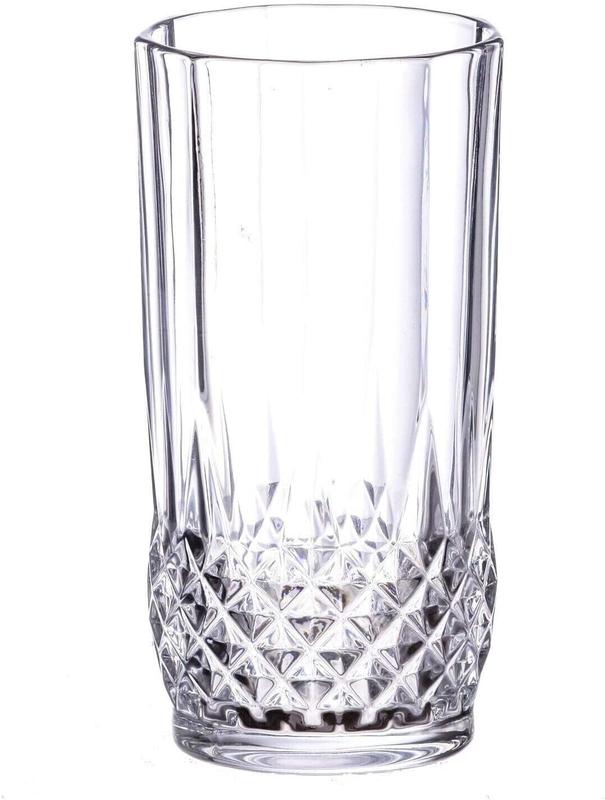 6xHighball Glasses  Water Gin Juice Cocktail Drinking Glassware Tumblers Set 3