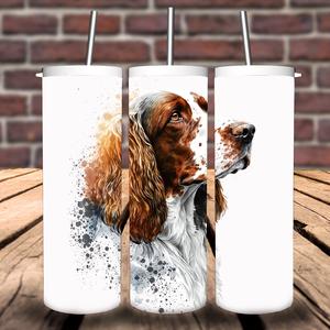 20oz Tumbler Springer Spaniel Dog