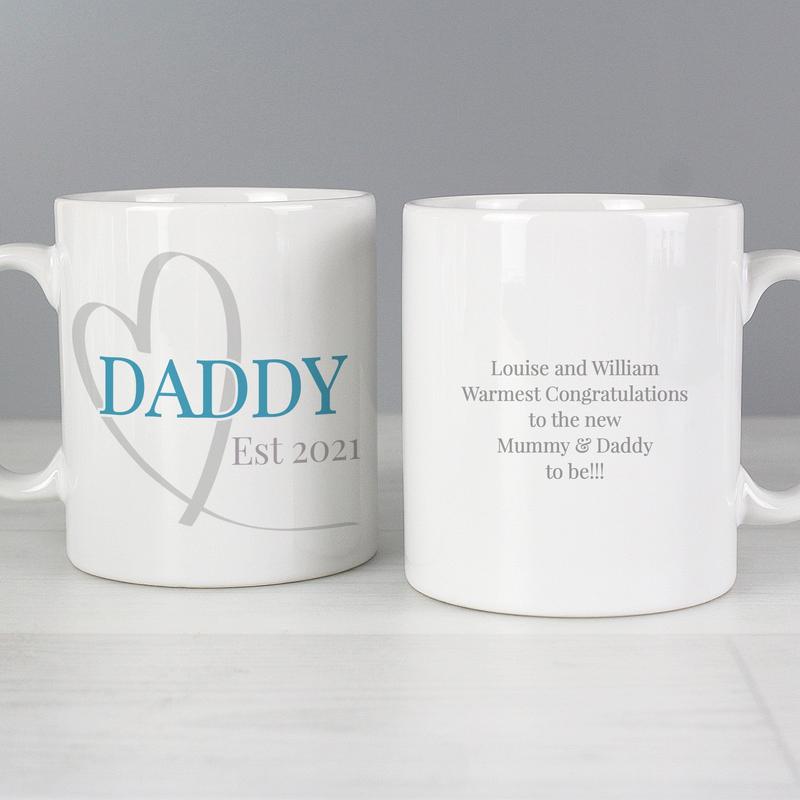 Personalised Mummy & Daddy Mug Set 5