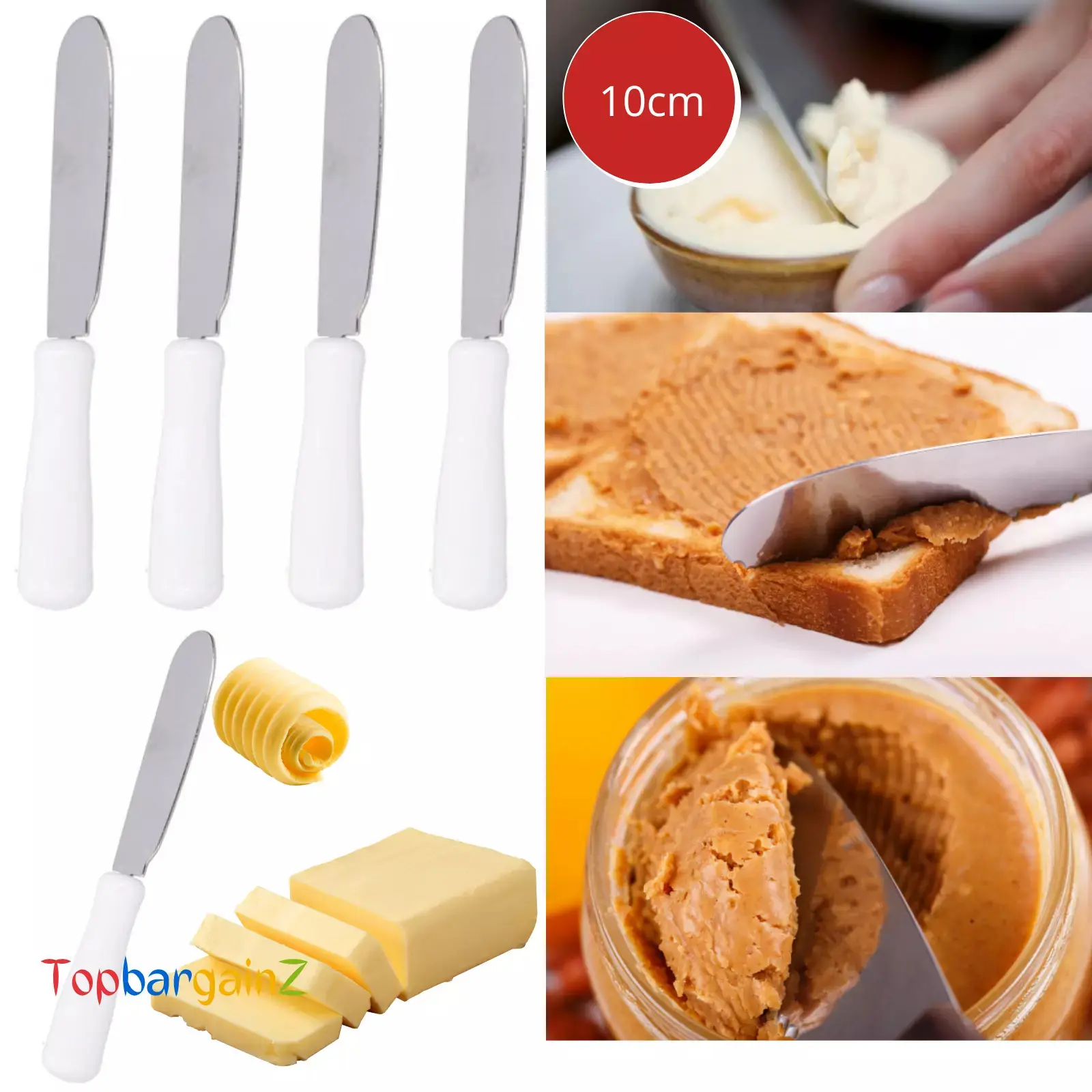 Smooth Spread | Stainless Steel Butter Knife & Cheese Slicer | Ideal for Sandwiches & Baking