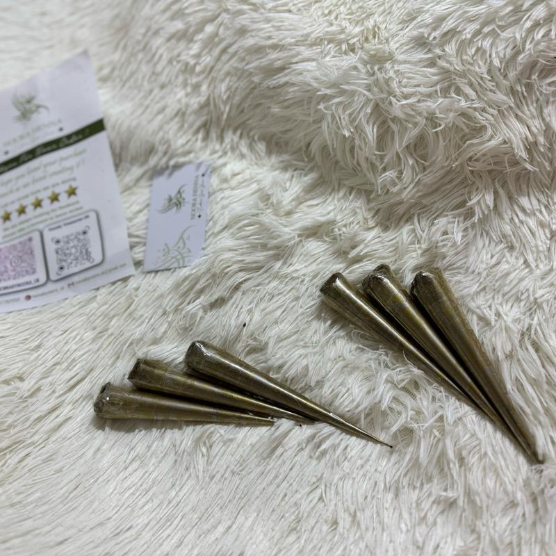 Practice henna cones without essential oils (Set of 3) 20g each 3