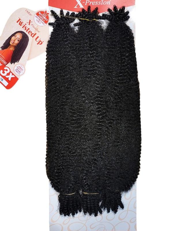 24" 3X Realsitic Outre Twisted Up Springy Afro Twist Curly, Pre-fluffed, Pre-separated, Minimal Tangle Locs, Twists Hair - Synthetic Braiding & Crochet Hair Extensions 3