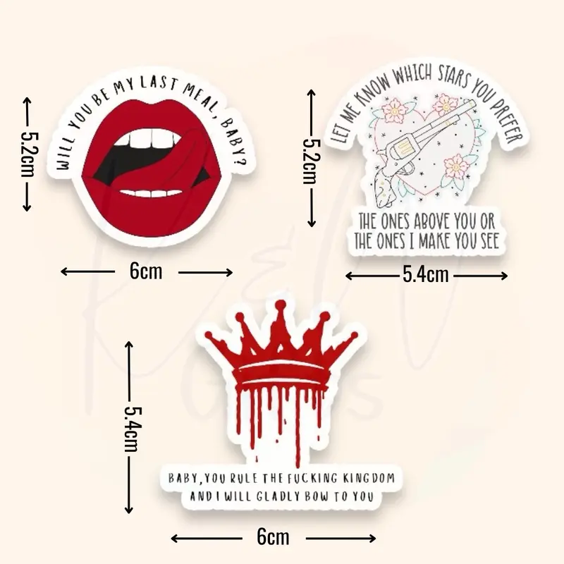 Run Little Mouse Stickers | Officially Licensed | Dark Romance 3