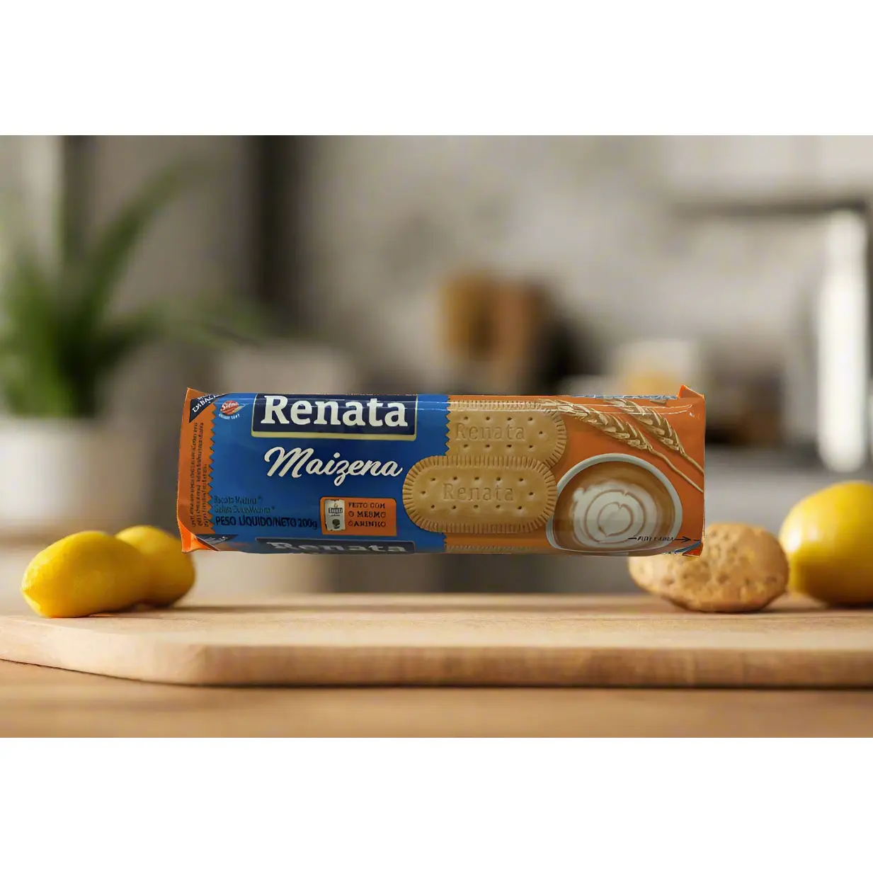 Bolacha Maizena - Sweet water biscuits -Renata  170g Snack Cooky