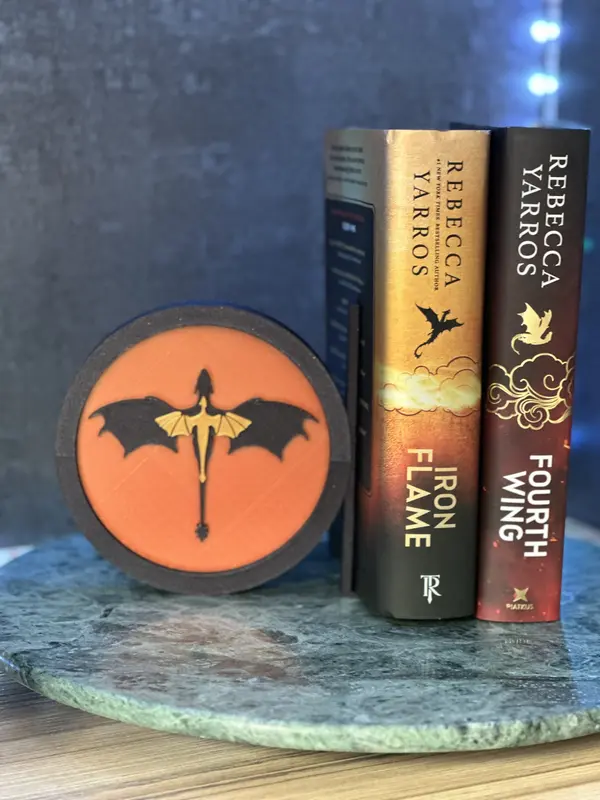 Fourth Wing Bookend - Perfect for Book Lovers 2