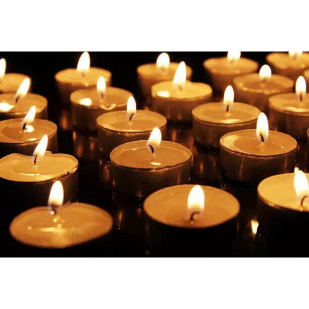 Tea Night Lights Candles 4 HOUR LONG BURN Unscented Tealights Nightlight 4HR 1