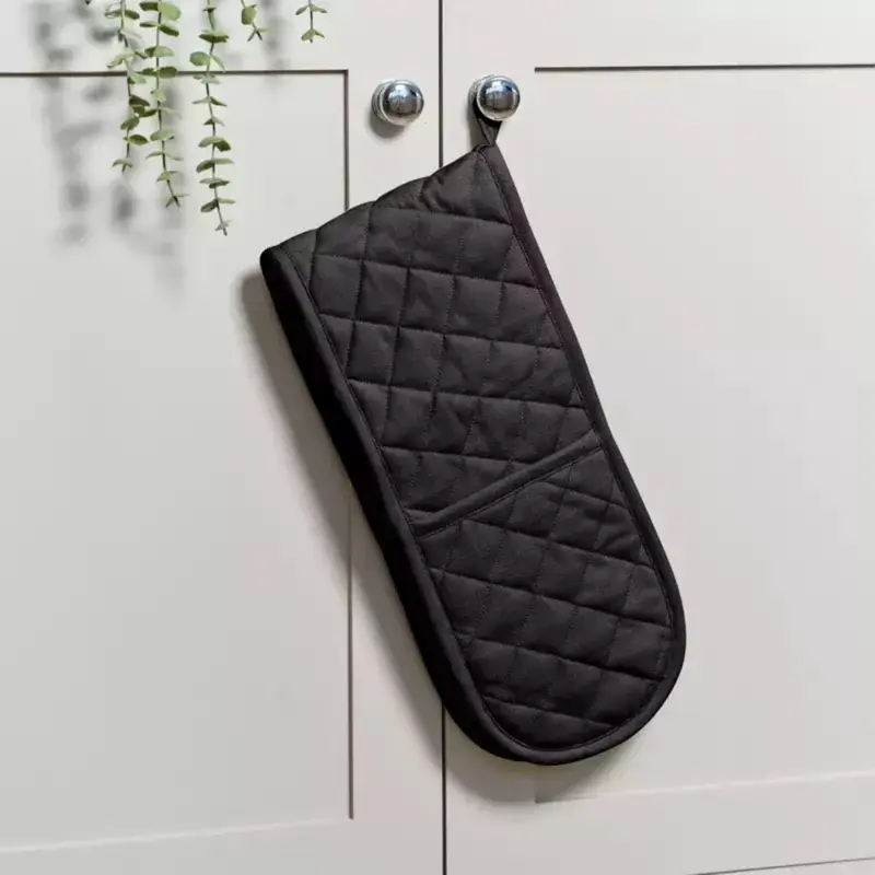 Double Oven Glove 100% Cotton Insulated Kitchen Mitts Pot Holder Various Designs Bakeware 2