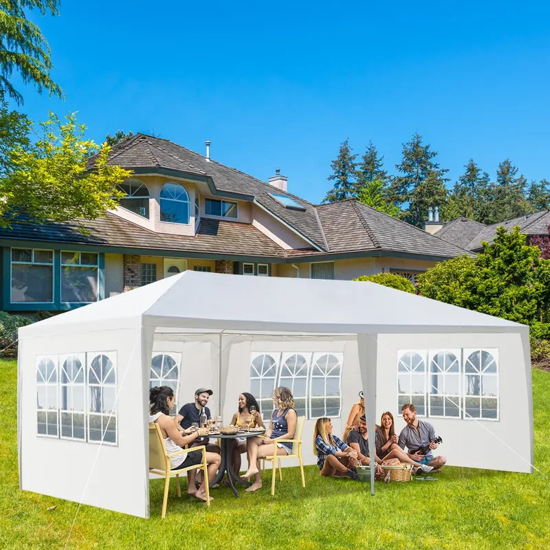 10' x 20' Outdoor Party Tent with Removable Sidewalls & Windows – Waterproof Canopy for Weddings, Parties, and Outdoor Events 4