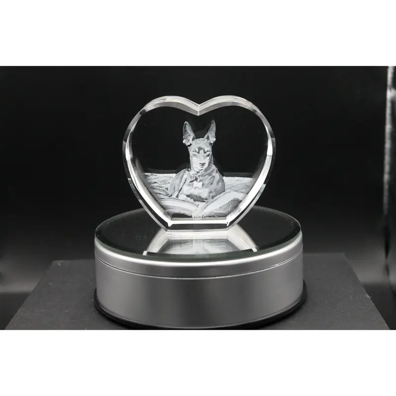 Rotating LED light base for 3d Photo Gift 1