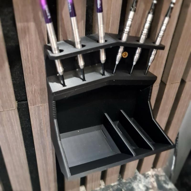 Wall Mounted Dart Holder for Convenient Storage 0