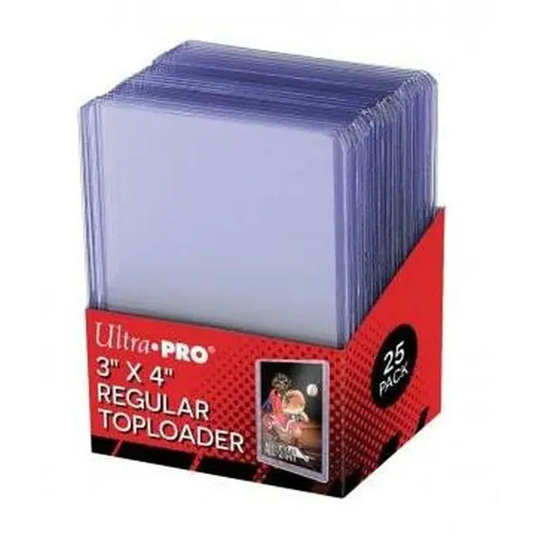 Ultra Pro 3" x 4" Regular Toploader (25.ct)
