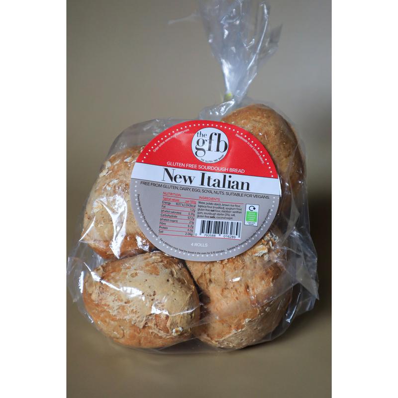 New Italian Rolls- Gluten Free Sourdough (Packet of 4) 1
