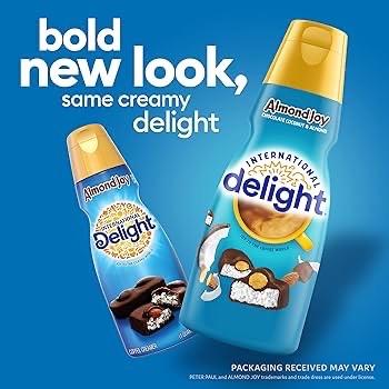 International Delight Almond Joy Liquid Coffee Creamer - Chocolate Coconut & Almond Beverage (32oz) focus drinks 3