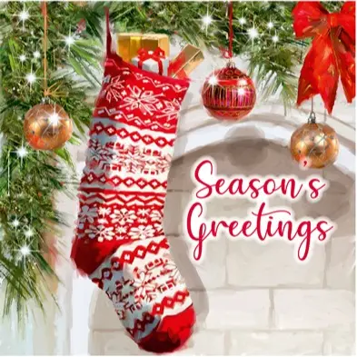 Christmas Cards 12 Pack Santa Cards Snow Scene Luxury Traditional Christmas cards 2 Design 6