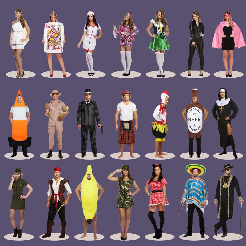 Hippie (One Size) Adult Fancy Dress Costume 60s 70s Style Women Disco Groovy Hippy Party Outfits for Halloween Carnival 6