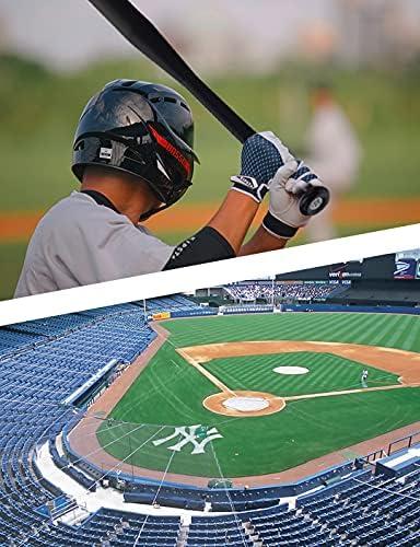 Aggloz | Baseball Bat Steel | Durable & Comfortable | Outdoor Sports | Heavy Duty Baseball Bat | Practice & Home Protection | Kids & Adult | 72cm | Black 4