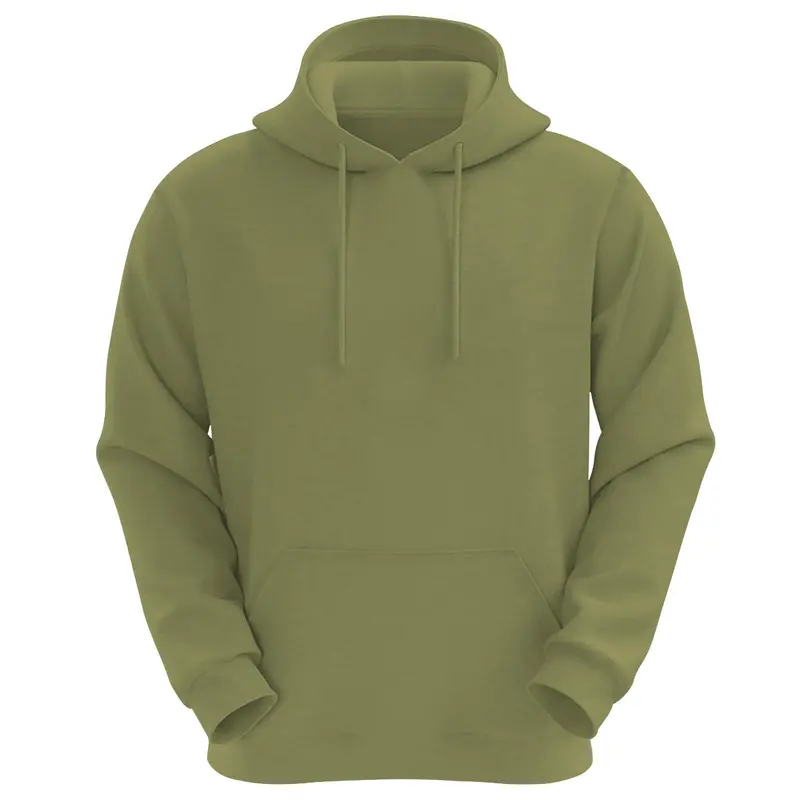 S-7XL Mens Hoodies Plain Pullover Hooded Jumpers Warm long Sleeve Top 7