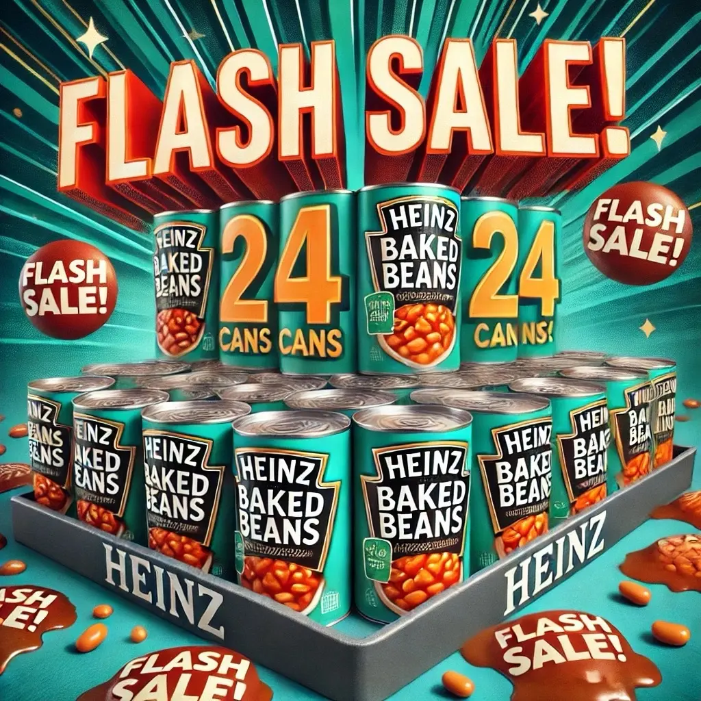 24*415g Heinz Baked Beans are brimming with a deliciously rich, tomatoey flavour. Heinz Baked Beans are nutritious; high in fibre, high in protein and low in fat, as well as contributing to 1 of your 5 a day.1 of Your 5 a Day High in Protein&Fibre Low in