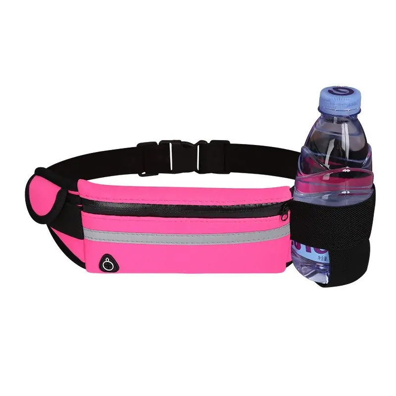 Reflective Multifunctional Running Waist Bag with Waterproof Phone Pouch and Bottle Holder 8