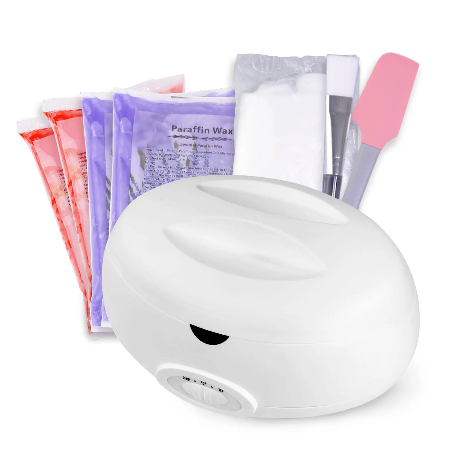 Paraffin Wax Machine 207 pcs for Hand and Feet - Paraffin Wax Bath 3500mL Paraffin Wax Warmer Moisturizing Kit Solid Wax Heater for Hair Removal and Moisturizing Hand Wax Kit with Brush